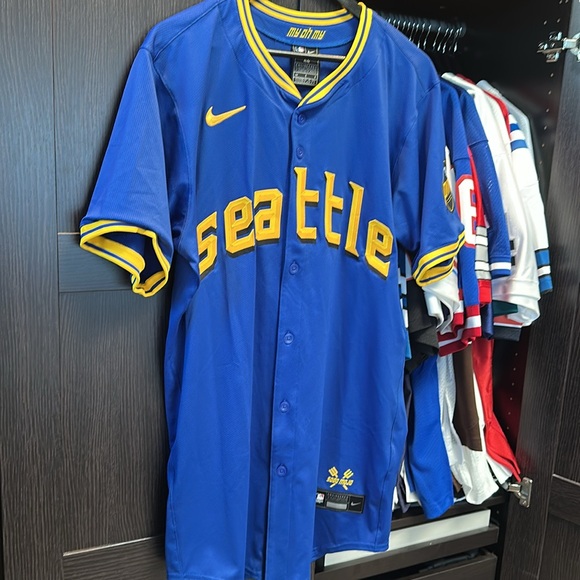 Seattle Mariners Nike City Connect Elite Jersey - Royal - Picture 3 of 5